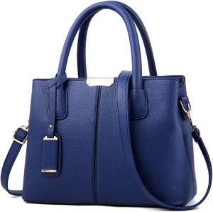 Womens Handbags and Purses Fashion Top Handle Satchel Tote PU Leather Shoulder Bags