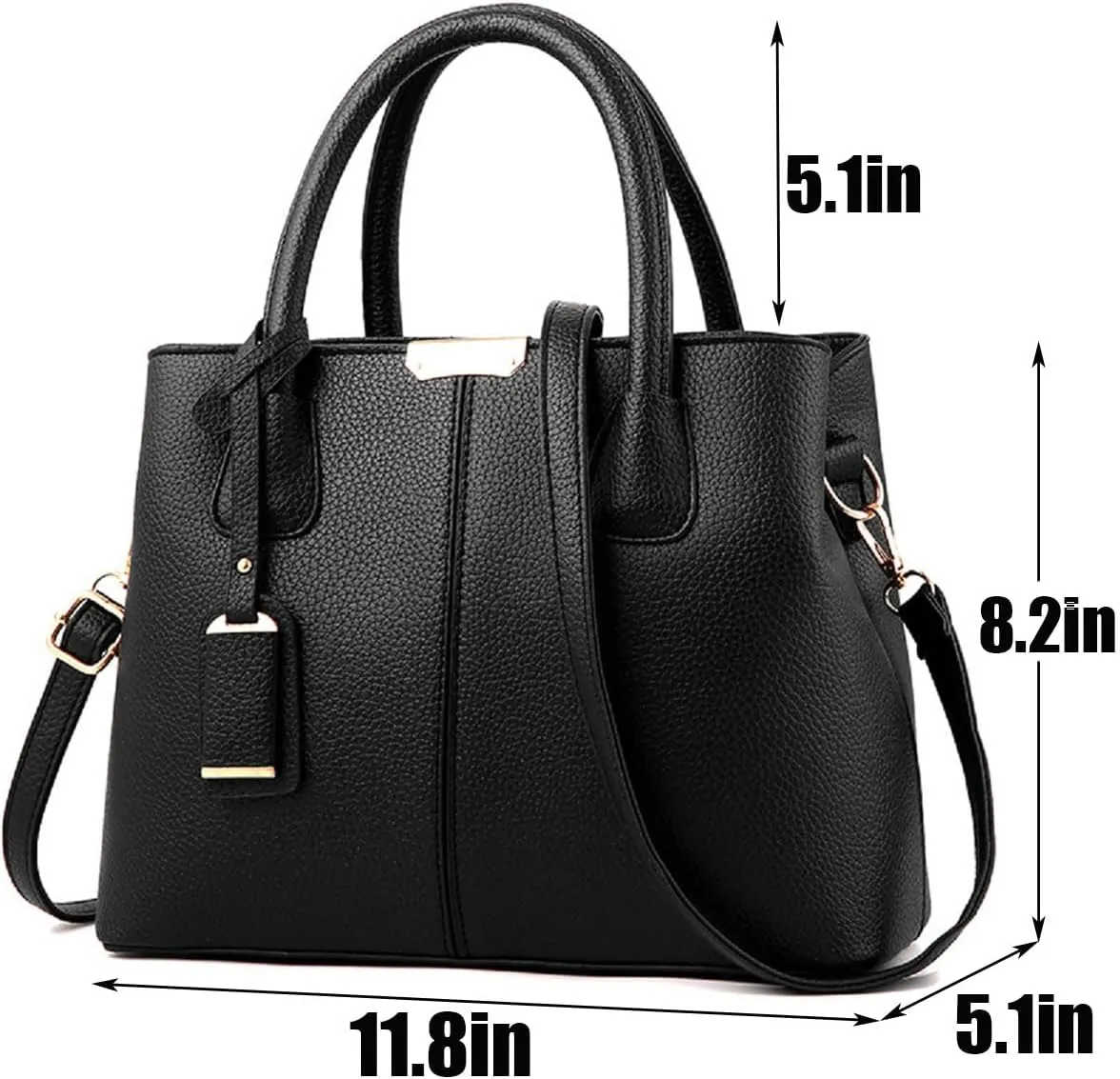 Womens Handbags and Purses Fashion Top Handle Satchel Tote PU Leather Shoulder Bags