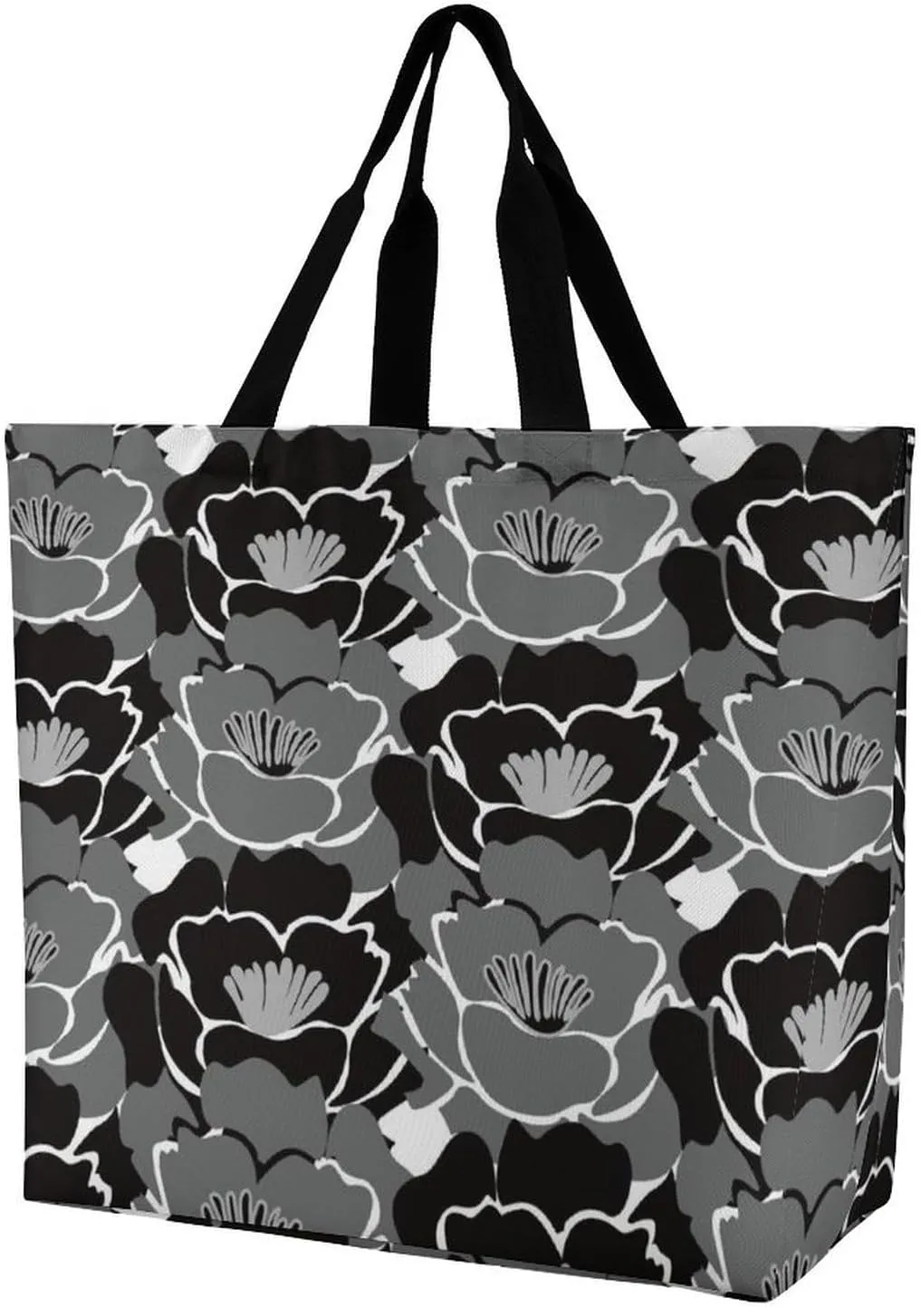Womens Large Capacity Tote Bag for Shopping Travel and Daily Use Stylish Canvas Shoulder Bag for Beach Grocery Work