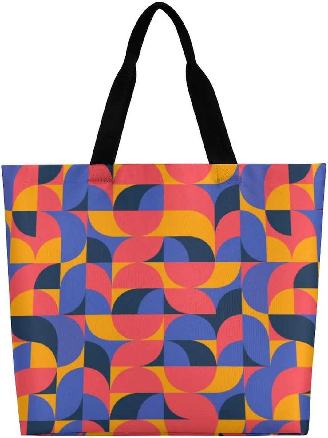 Womens Large Capacity Tote Bag for Shopping Travel and Daily Use Stylish Canvas Shoulder Bag for Beach Grocery Work