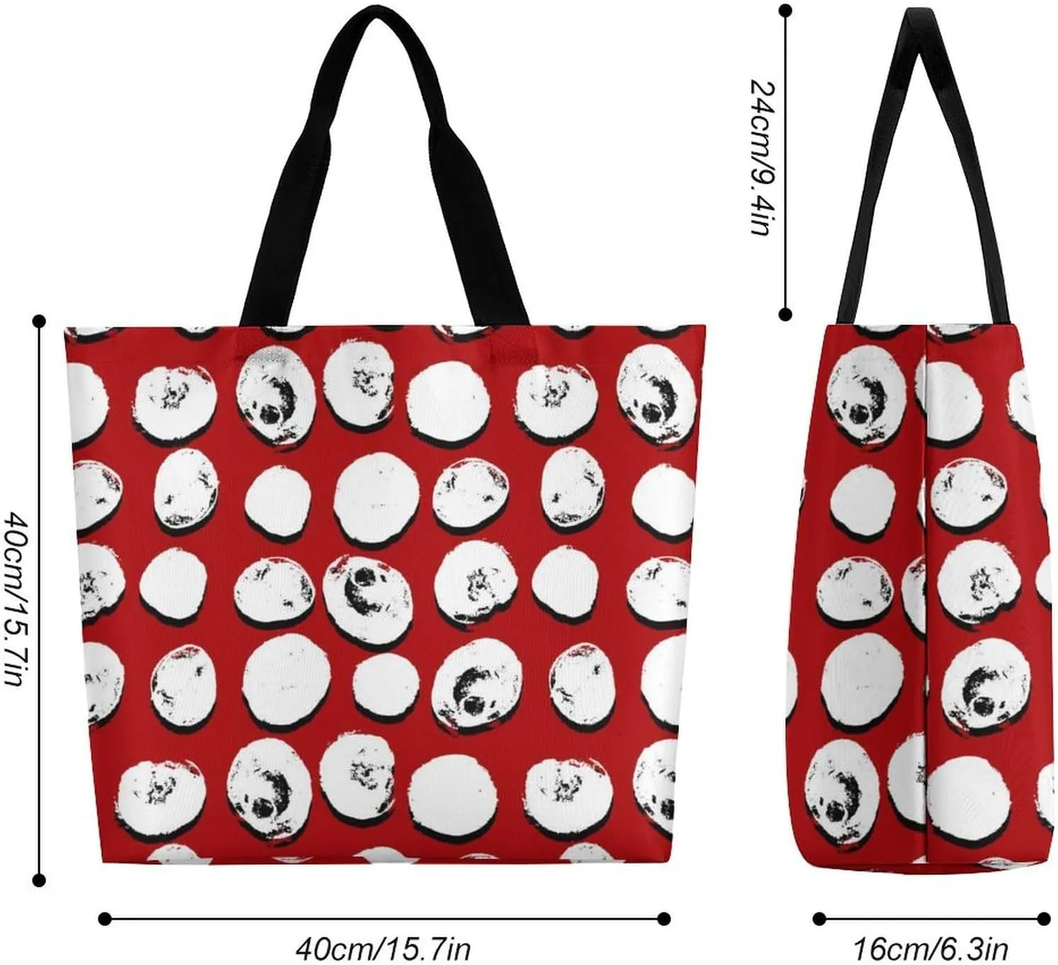 Womens Large Capacity Tote Bag for Shopping Travel and Daily Use Stylish Canvas Shoulder Bag for Beach Grocery Work