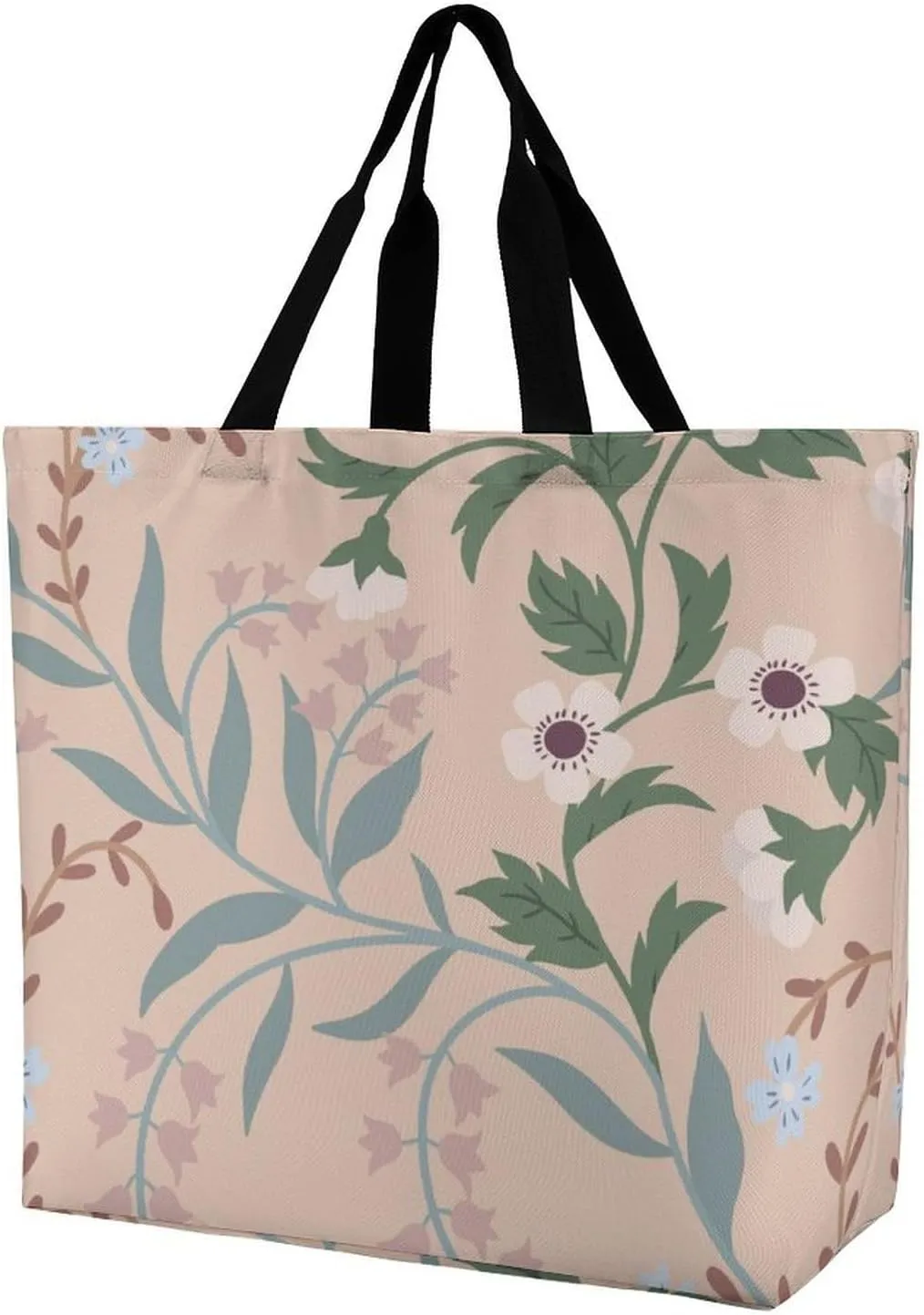 Womens Large Capacity Tote Bag for Shopping Travel and Daily Use Stylish Canvas Shoulder Bag for Beach Grocery Work