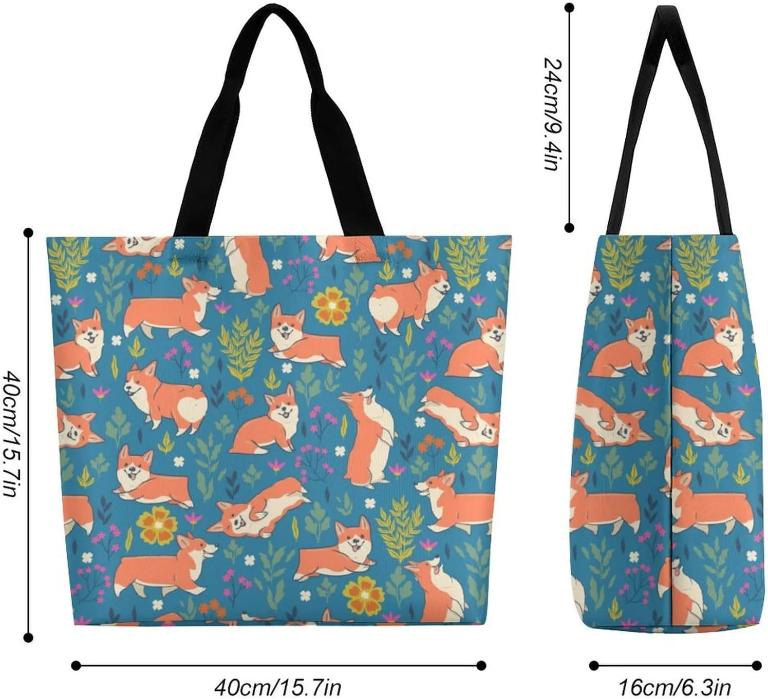 Womens Large Capacity Tote Bag for Shopping Travel and Daily Use Stylish Canvas Shoulder Bag for Beach Grocery Work