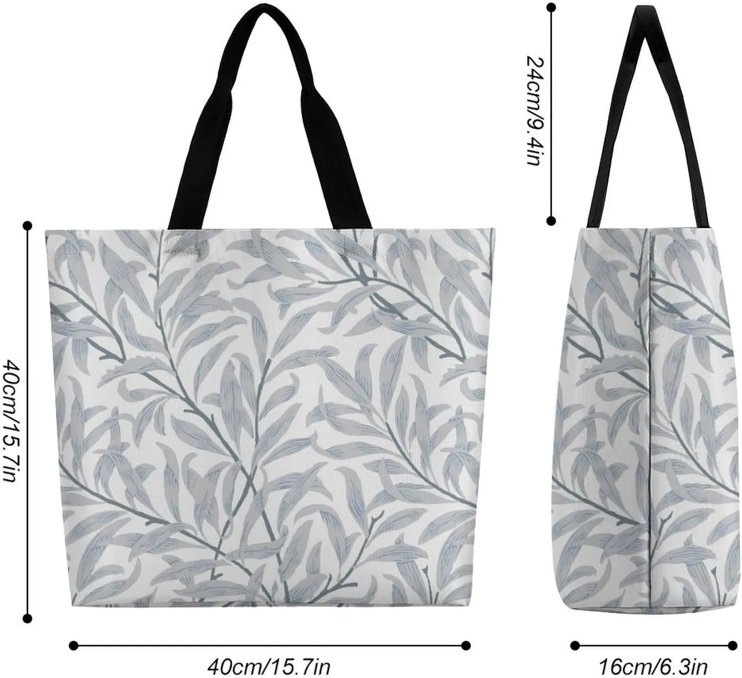Womens Large Capacity Tote Bag for Shopping Travel and Daily Use Stylish Canvas Shoulder Bag for Beach Grocery Work
