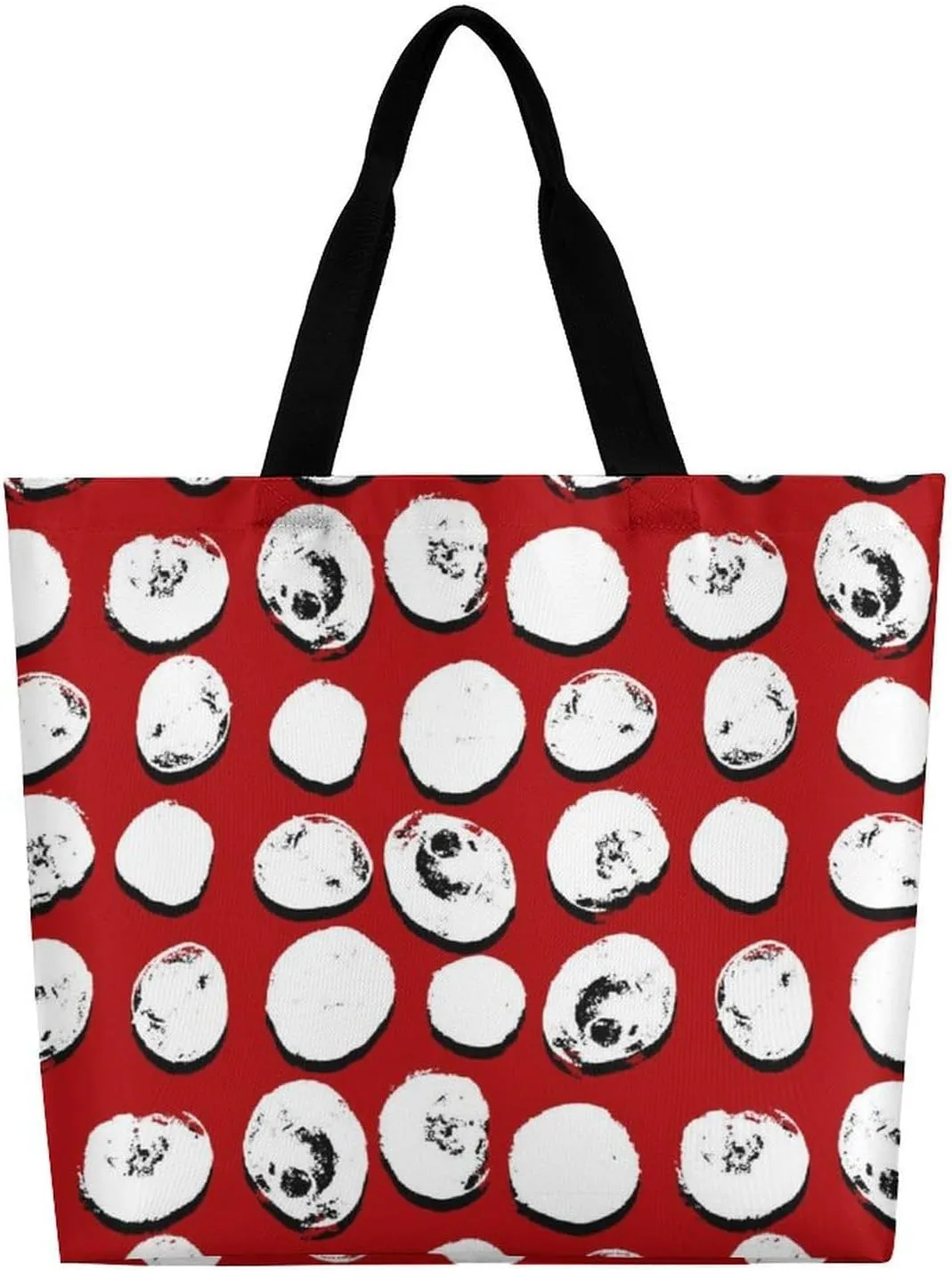 Womens Large Capacity Tote Bag for Shopping Travel and Daily Use Stylish Canvas Shoulder Bag for Beach Grocery Work