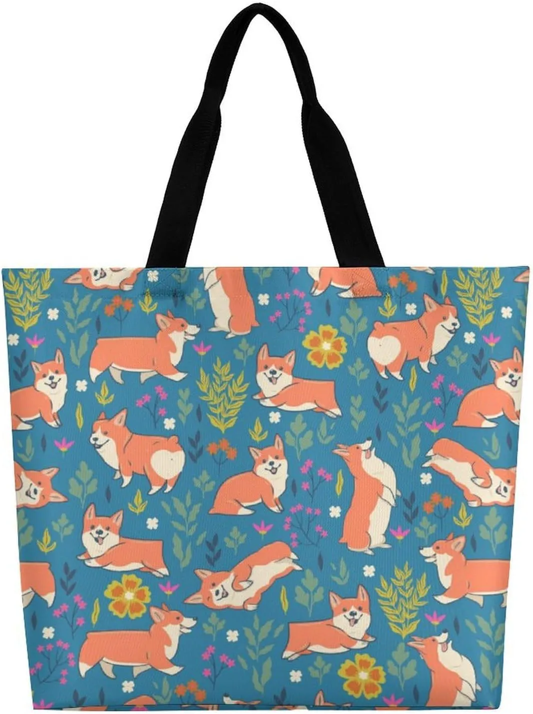 Womens Large Capacity Tote Bag for Shopping Travel and Daily Use Stylish Canvas Shoulder Bag for Beach Grocery Work