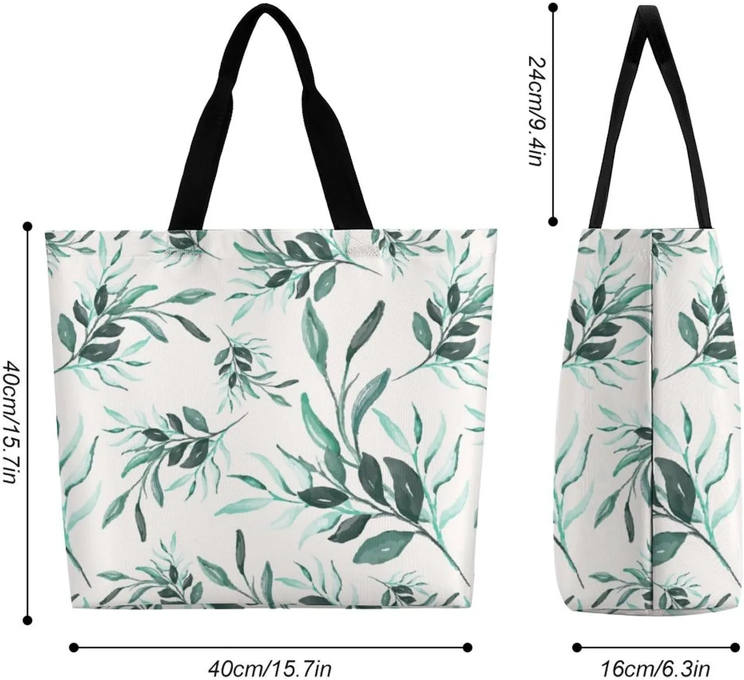 Womens Large Capacity Tote Bag for Shopping Travel and Daily Use Stylish Canvas Shoulder Bag for Beach Grocery Work