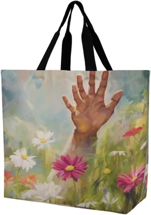 Womens Large Capacity Tote Bag for Shopping Travel and Daily Use Stylish Canvas Shoulder Bag for Beach Grocery Work