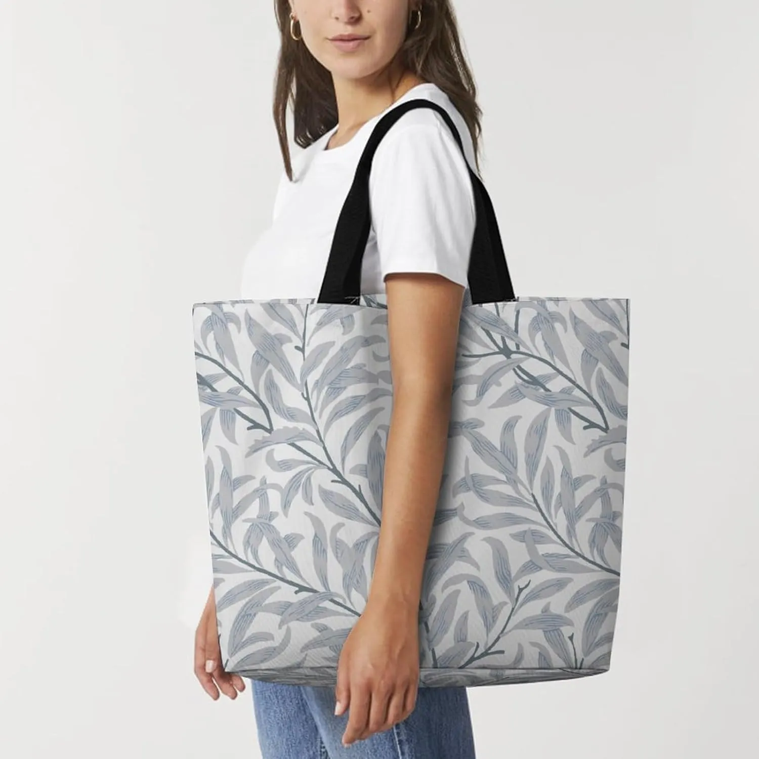 Womens Large Capacity Tote Bag for Shopping Travel and Daily Use Stylish Canvas Shoulder Bag for Beach Grocery Work