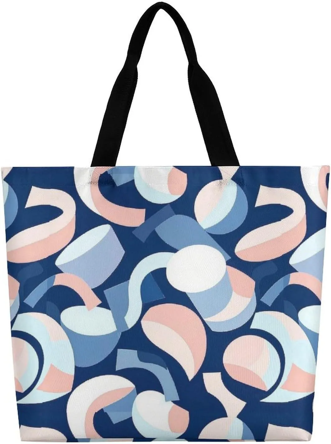 Womens Large Capacity Tote Bag for Shopping Travel and Daily Use Stylish Canvas Shoulder Bag for Beach Grocery Work