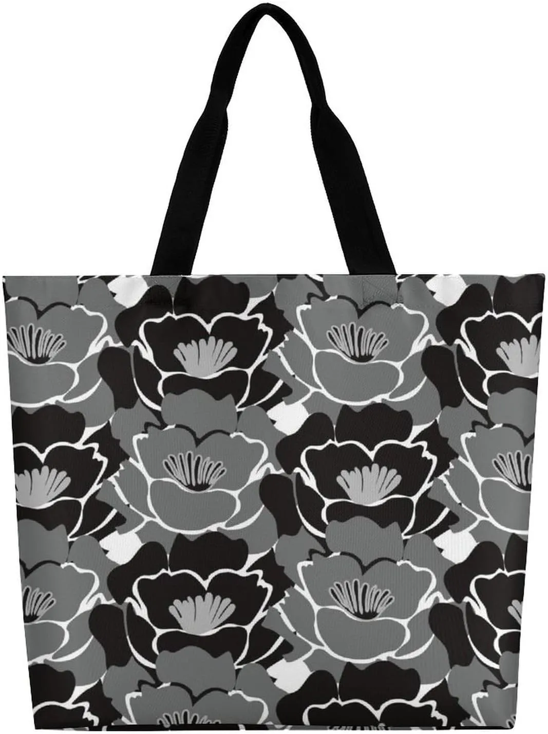 Womens Large Capacity Tote Bag for Shopping Travel and Daily Use Stylish Canvas Shoulder Bag for Beach Grocery Work