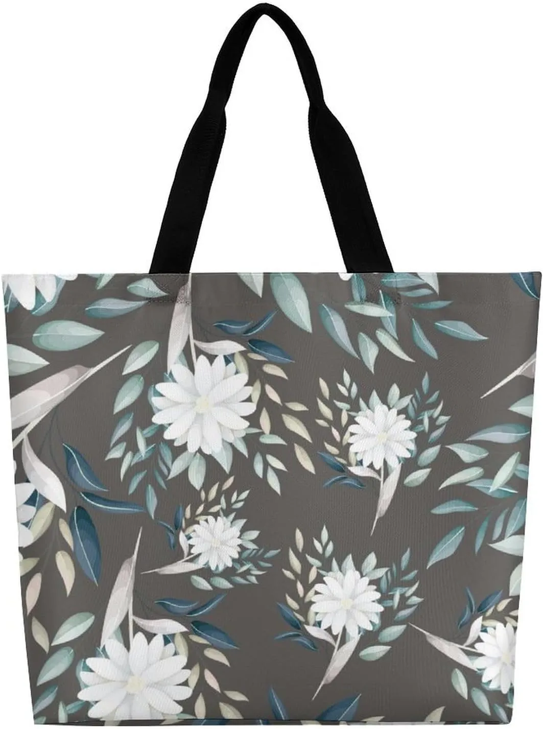 Womens Large Capacity Tote Bag for Shopping Travel and Daily Use Stylish Canvas Shoulder Bag for Beach Grocery Work