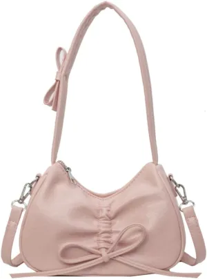 Womens Shoulder Crossbody Bag Trendy Vegan Leather Tote Dumpling Purses Y2k Small Handbag Armpit Bag Top Handle Satchel