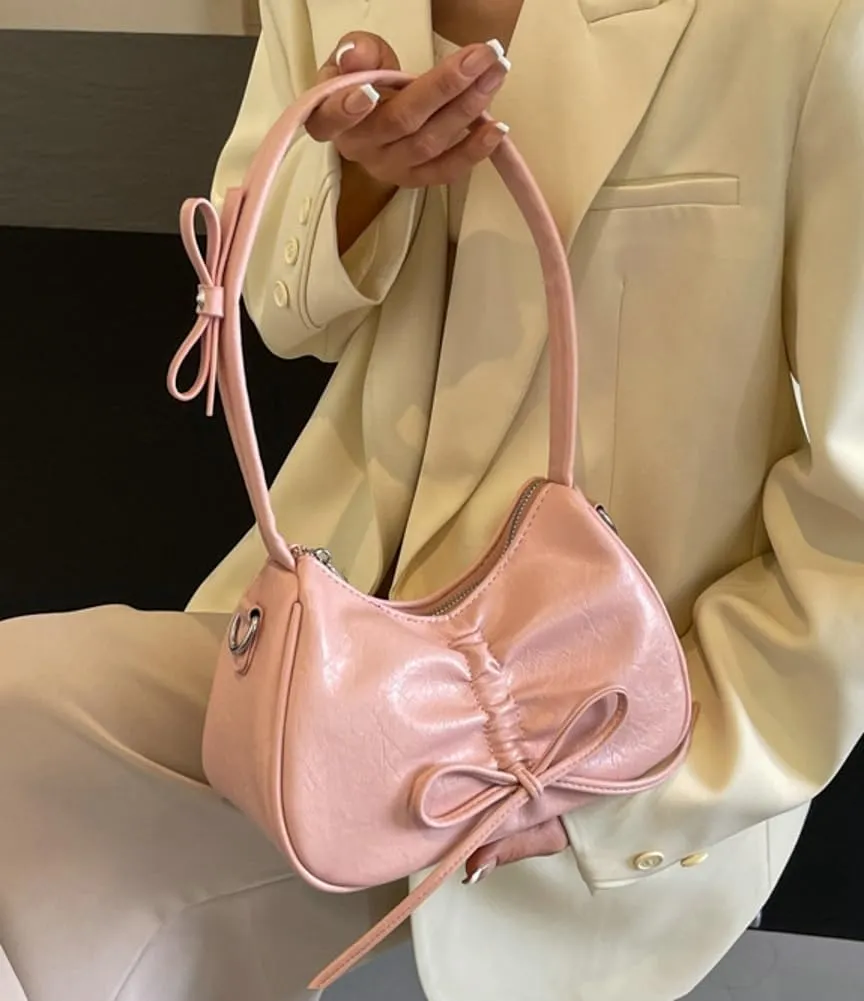 Womens Shoulder Crossbody Bag Trendy Vegan Leather Tote Dumpling Purses Y2k Small Handbag Armpit Bag Top Handle Satchel